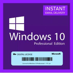 ✅ Windows 10 Pro Key  32/64bit Activation License